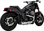 VANCE & HINES 2-into-1 Hi-Output Short Exhaust System - Stainless Steel - Black