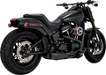 VANCE & HINES 2-into-1 Hi-Output Short Exhaust System - Stainless Steel - Black