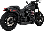 VANCE & HINES 2-into-1 Hi-Output Short Exhaust System - Stainless Steel - Black