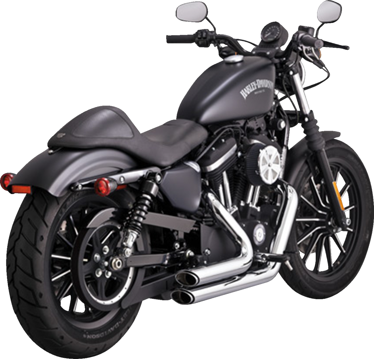 VANCE & HINES Shortshots Staggered Exhaust System - Chrome