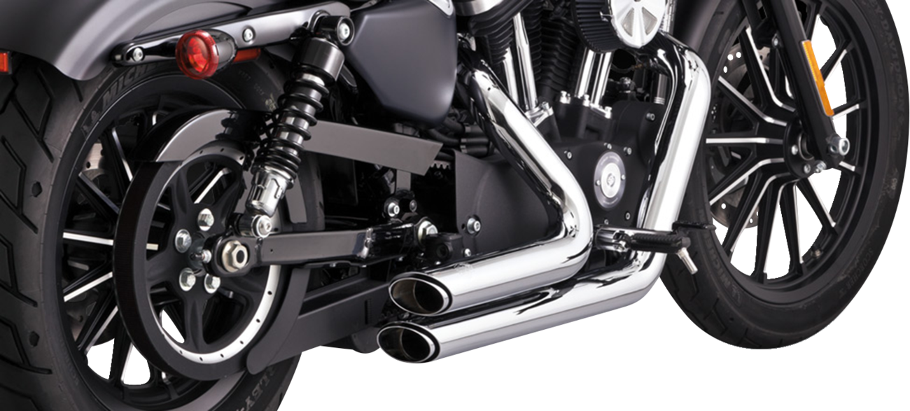 VANCE & HINES Shortshots Staggered Exhaust System - Chrome