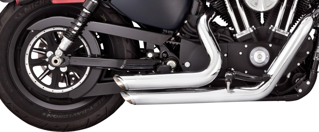 VANCE & HINES Shortshots Staggered Exhaust System - Chrome