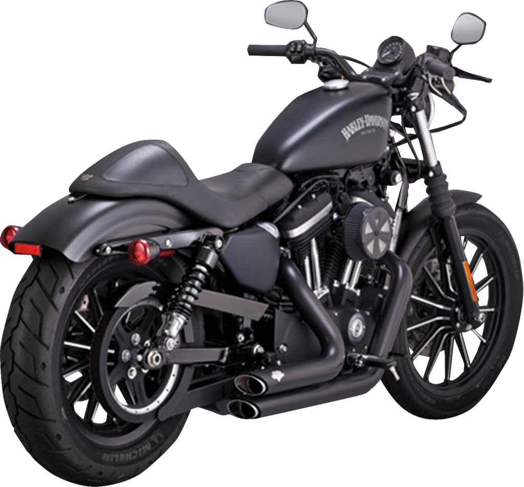 VANCE & HINES Shortshots Staggered Exhaust System - Black