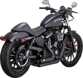 VANCE & HINES Shortshots Staggered Exhaust System - Black
