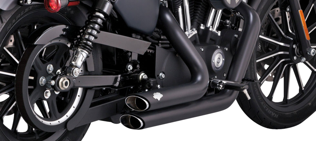 VANCE & HINES Shortshots Staggered Exhaust System - Black