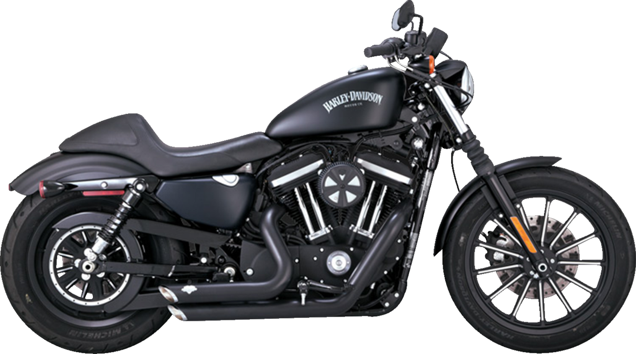 VANCE & HINES Shortshots Staggered Exhaust System - Black