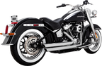 VANCE & HINES Big Shots Staggered Exhaust System - Black