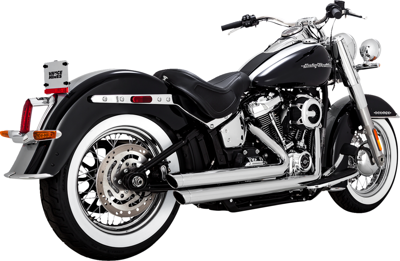 VANCE & HINES Big Shots Staggered Exhaust System - Black