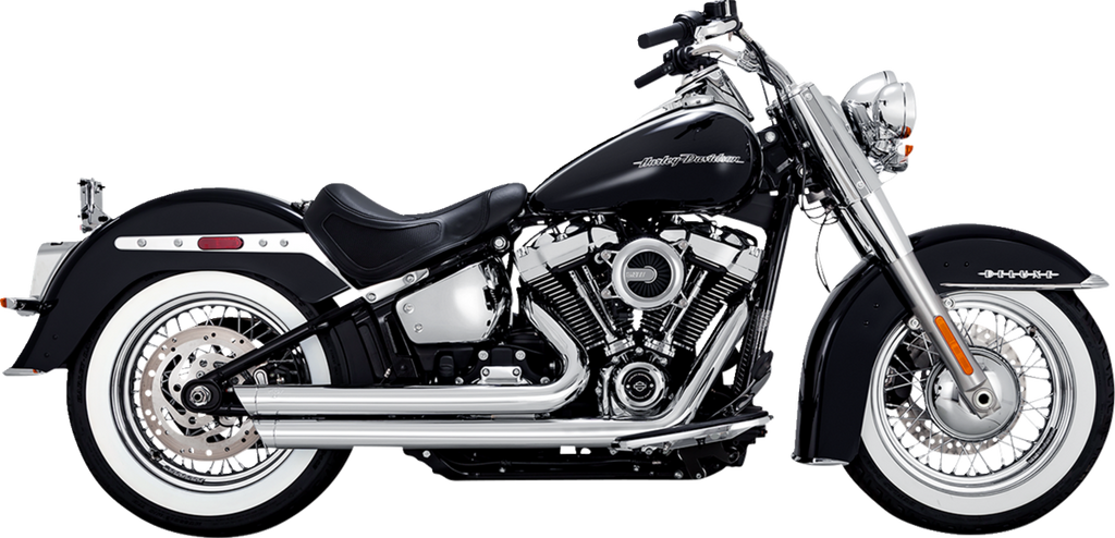 VANCE & HINES Big Shots Staggered Exhaust System - Chrome