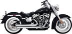 VANCE & HINES Big Shots Staggered Exhaust System - Chrome