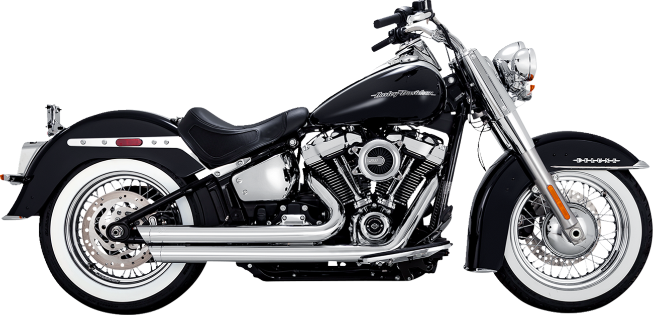 VANCE & HINES Big Shots Staggered Exhaust System - Chrome