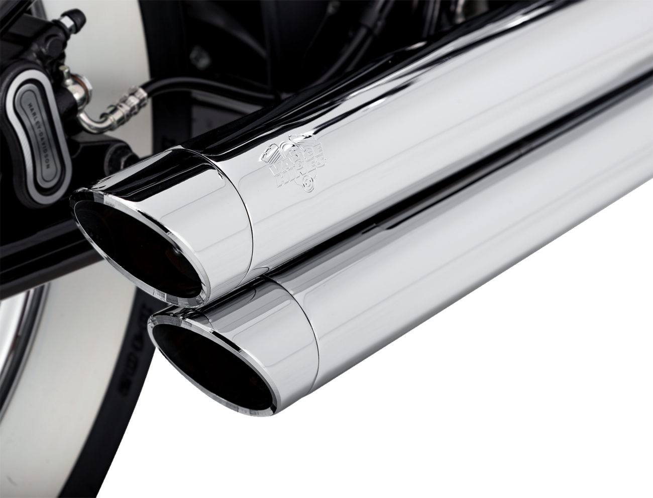 VANCE & HINES Big Shots Staggered Exhaust System - Chrome