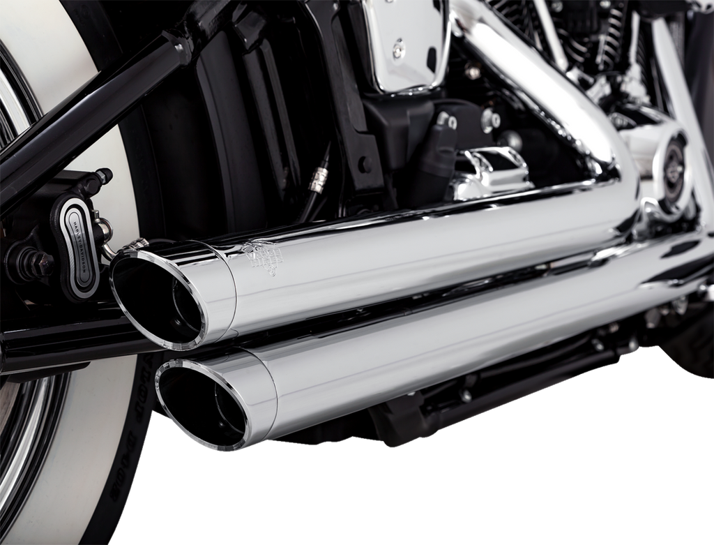 VANCE & HINES Big Shots Staggered Exhaust System - Chrome