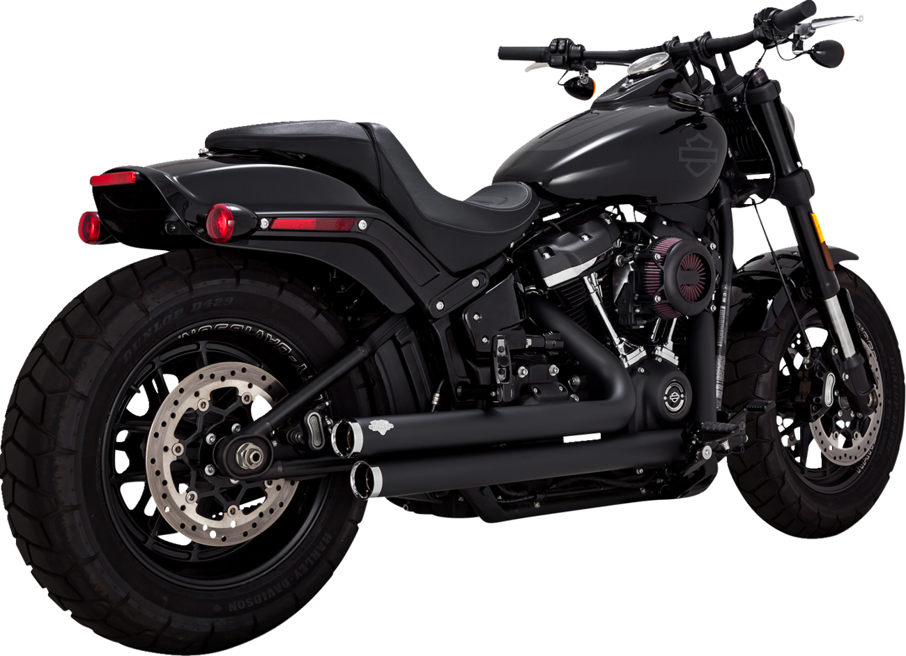 VANCE & HINES Big Shots Staggered Exhaust System - Black