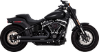 VANCE & HINES Big Shots Staggered Exhaust System - Black