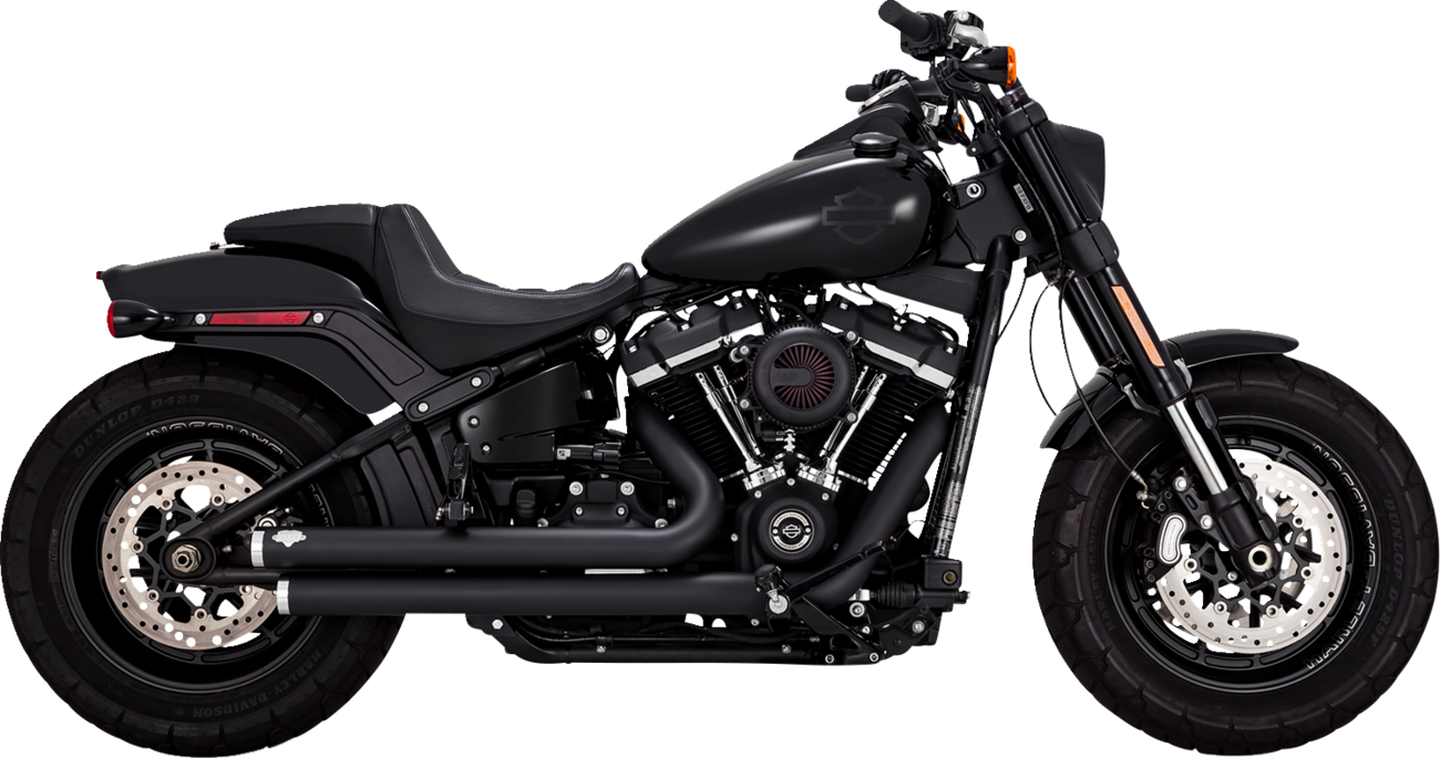 VANCE & HINES Big Shots Staggered Exhaust System - Black