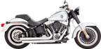 VANCE & HINES Big Shots Staggered Exhaust System - Chrome
