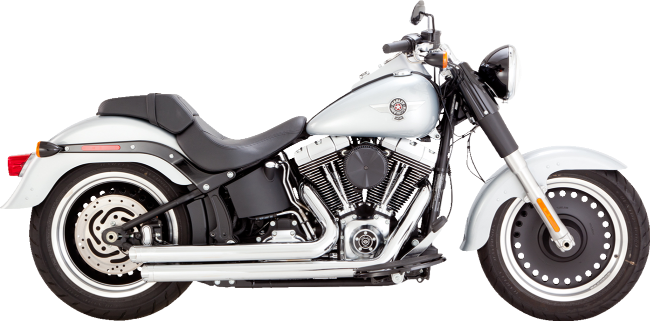 VANCE & HINES Big Shots Staggered Exhaust System - Chrome