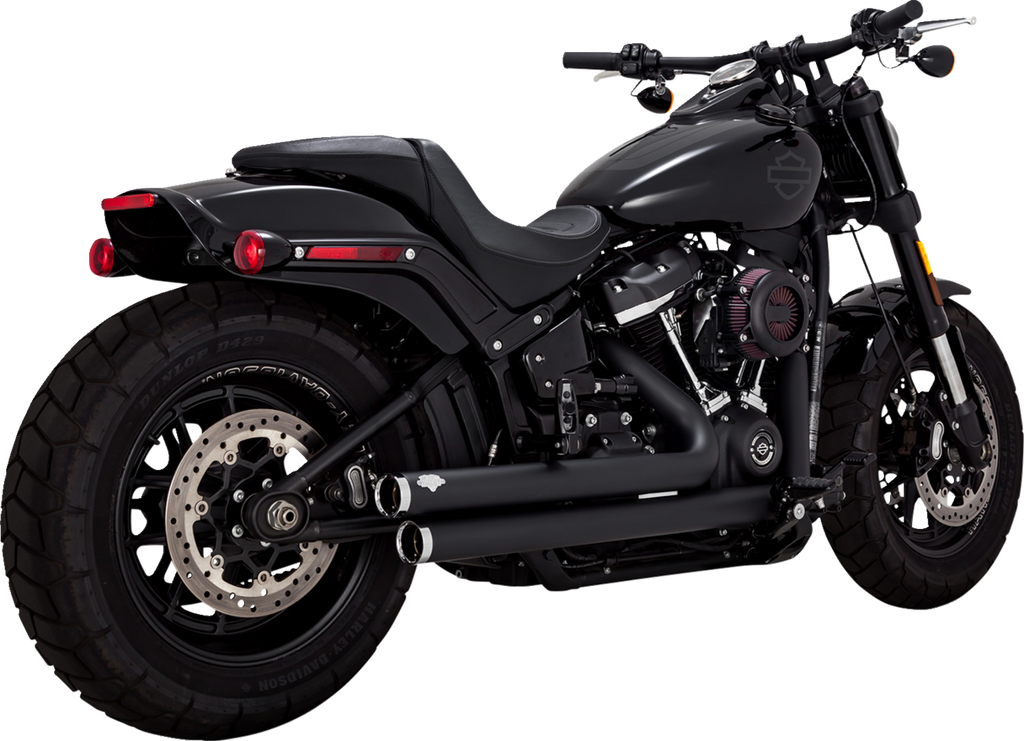 VANCE & HINES Big Shots Staggered Exhaust System - Black