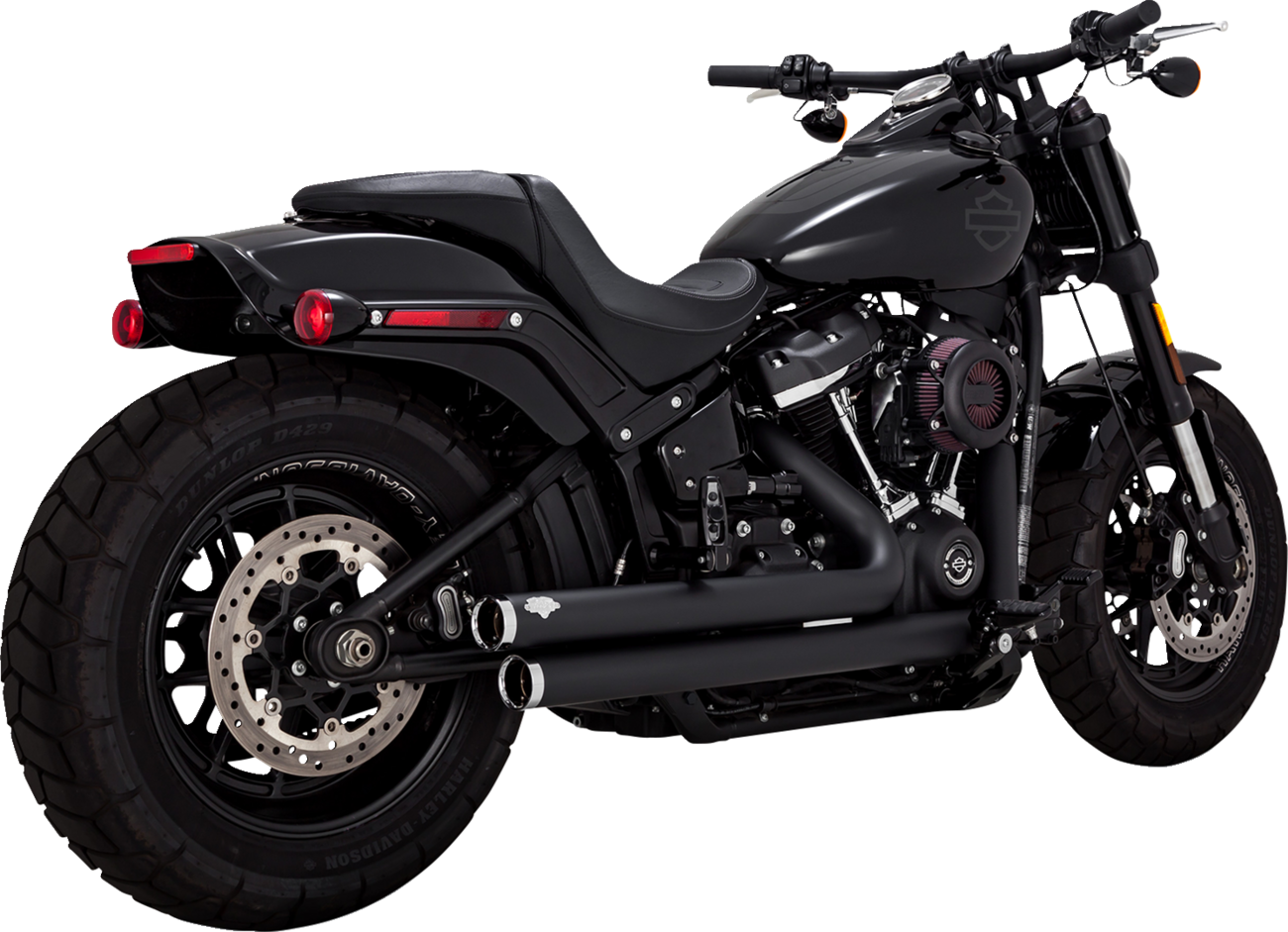VANCE & HINES Big Shots Staggered Exhaust System - Black