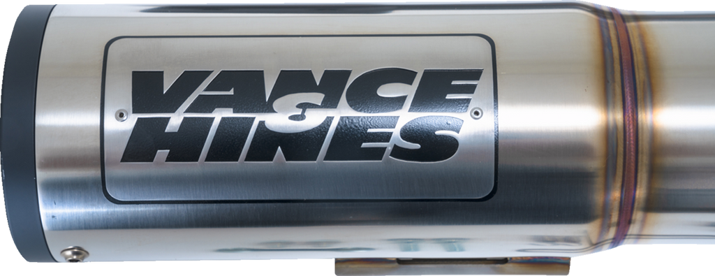 VANCE & HINES Hi-Output RR Exhaust System - Brushed