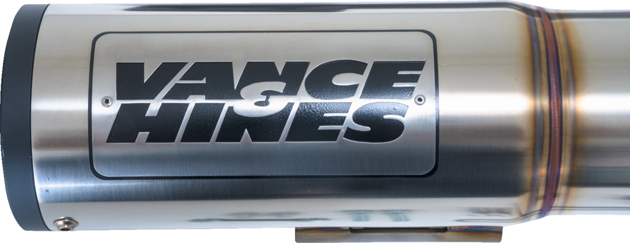 VANCE & HINES Hi-Output RR Exhaust System - Brushed