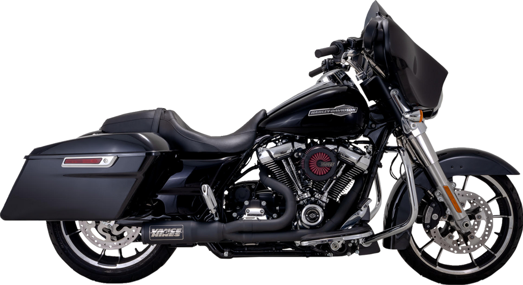 VANCE & HINES Hi-Output RR Exhaust System - Matte Black