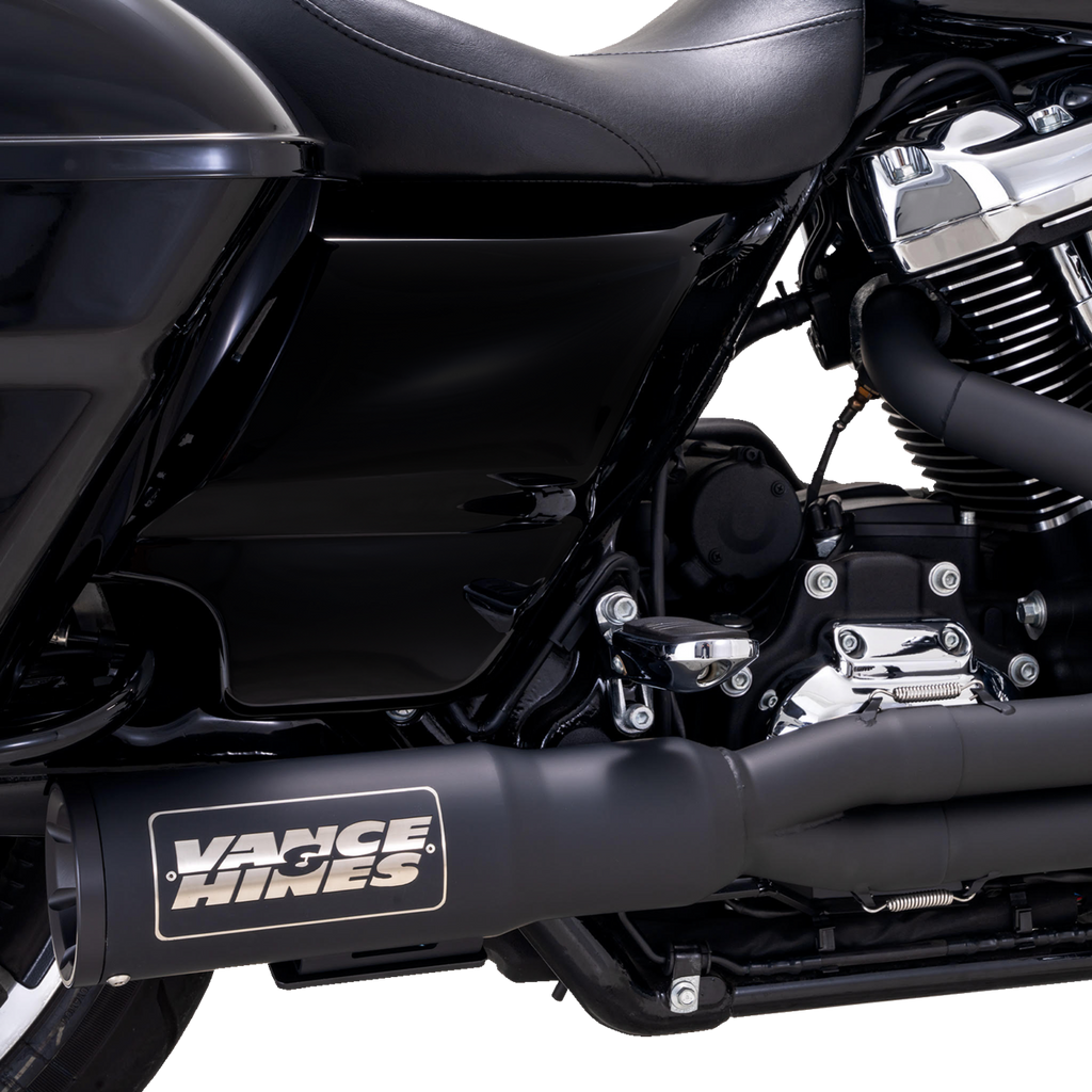 VANCE & HINES Hi-Output RR Exhaust System - Matte Black