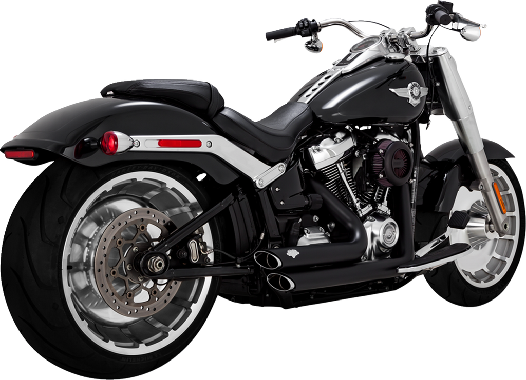 VANCE & HINES Shortshots Staggered Exhaust System - Matte Black