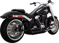 VANCE & HINES Shortshots Staggered Exhaust System - Matte Black