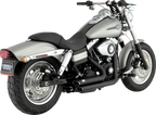VANCE & HINES Shortshots Staggered Exhaust System - Matte Black