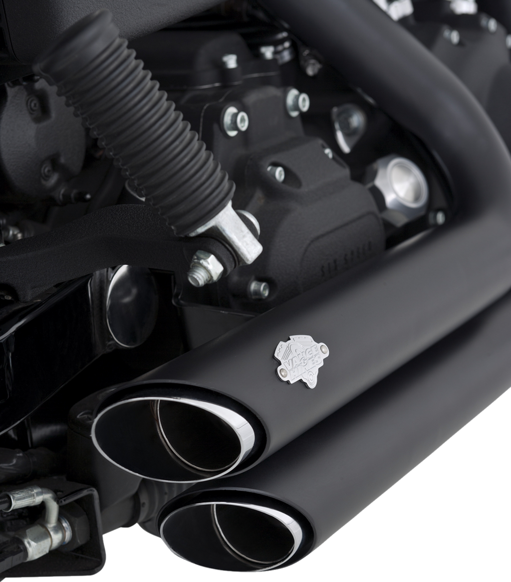 VANCE & HINES Shortshots Staggered Exhaust System - Matte Black