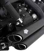 VANCE & HINES Shortshots Staggered Exhaust System - Matte Black