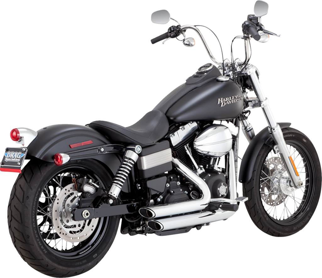 VANCE & HINES Shortshots Staggered Exhaust System - Matte Black