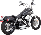 VANCE & HINES Shortshots Staggered Exhaust System - Matte Black