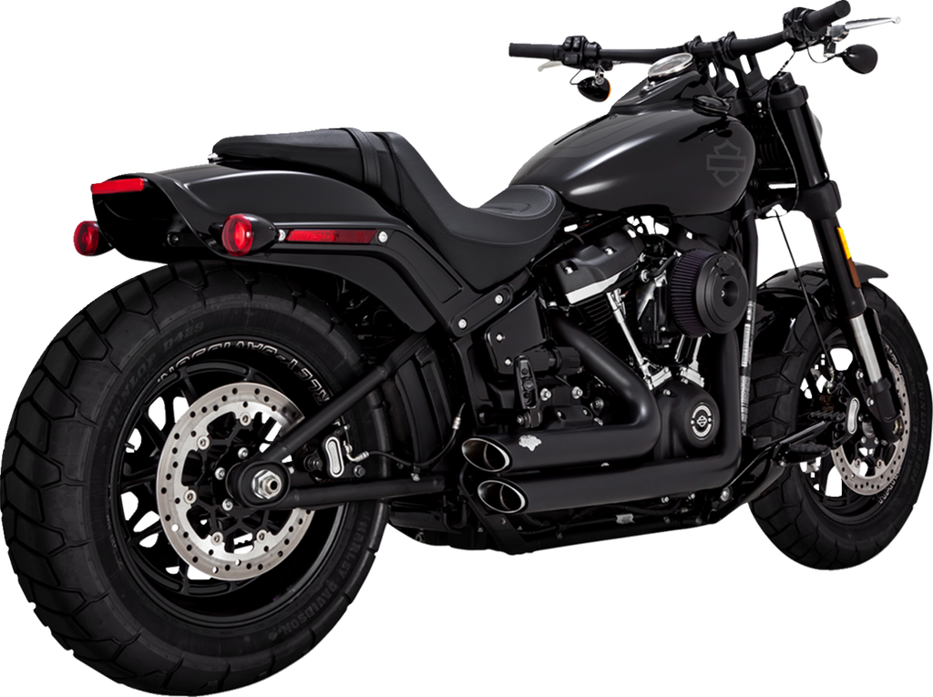 VANCE & HINES Shortshots Staggered Exhaust System - Matte Black