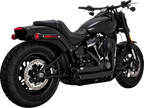 VANCE & HINES Shortshots Staggered Exhaust System - Matte Black