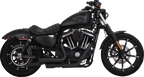 VANCE & HINES 2-into-2 Mini Grenades Exhaust System - Black