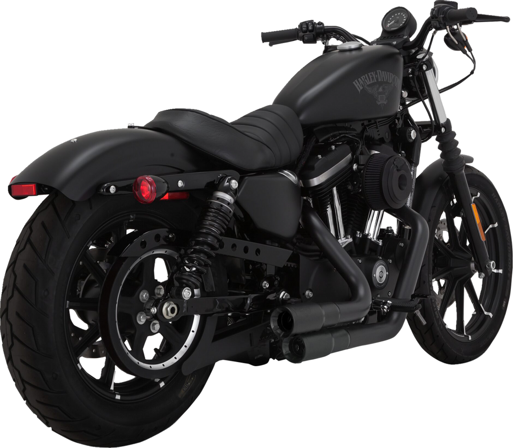 VANCE & HINES 2-into-2 Mini Grenades Exhaust System - Black