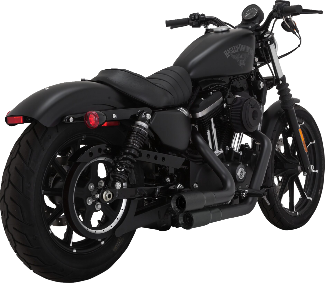 VANCE & HINES 2-into-2 Mini Grenades Exhaust System - Black