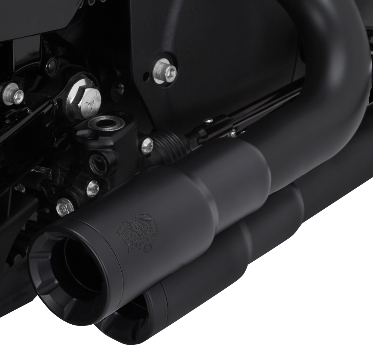 VANCE & HINES 2-into-2 Mini Grenades Exhaust System - Black