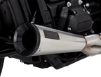 VANCE & HINES 2-into-1 Upsweep Exhaust System - Brushed - Stainless Steel