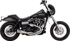 VANCE & HINES 2-into-1 Upsweep Exhaust System - Brushed - Stainless Steel