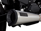 VANCE & HINES 2-into-1 Upsweep Exhaust System - Brushed - Stainless Steel