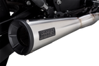 VANCE & HINES 2-into-1 Upsweep Exhaust System - Brushed - Stainless Steel