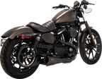 VANCE & HINES Upsweep 2-into-1 Exhaust System - Stainless Steel - Black