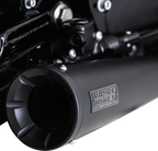 VANCE & HINES Upsweep 2-into-1 Exhaust System - Stainless Steel - Black