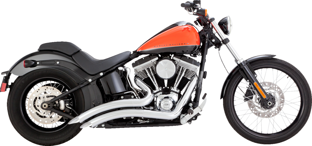 VANCE & HINES 2-into-2 Big Radius Exhaust System - Chrome