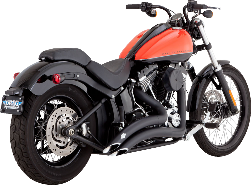 VANCE & HINES 2-into-2 Big Radius Exhaust System - Matte Black
