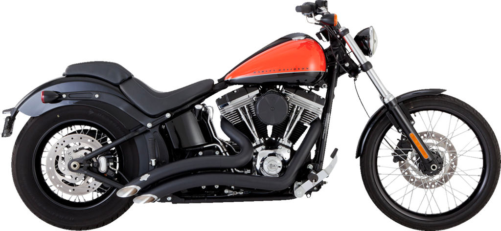 VANCE & HINES 2-into-2 Big Radius Exhaust System - Matte Black